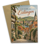 Herzliche Grußkarte aus Esslingen mit Altstadt|p:2023405|h:9595a07051ef2477859cbf46863c2115