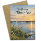 Elegante Urlaubsgrüße vom Plöner See mit Segelbooten|p:2023415|h:973a57e381116630962739c90303c66a
