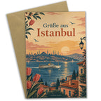Elegante Grußkarte aus Istanbul mit Bosporusfähre|p:2023444|h:72f6b3970f7c7fef5d3b2e7ebdde1edc