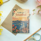 Elegante Grußkarte aus Istanbul mit Bosporusfähre|p:2023444|h:20c3e04f33f9859c52f10f227e1d8d96