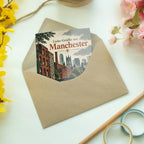 Herzliche Grußkarte aus Manchester für Urlaubsgrüße mit Kanal|p:2023463|h:1b6b37e73fa2e4d23e7407c27b2c7d4d