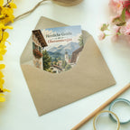 Herzliche Grußkarte aus Oberammergau für Urlaubsgrüße mit Alpendorf|p:2023494|h:e7805f5ddf445c7164e21db9e07721d1