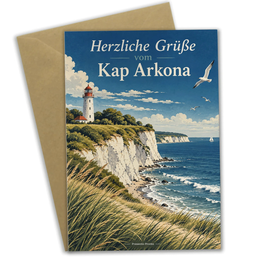 Herzliche Sommergrußkarte vom Kap Arkona mit Leuchtturm|p:2023501|h:ec1cb70f3139863baa0622f9f7541745