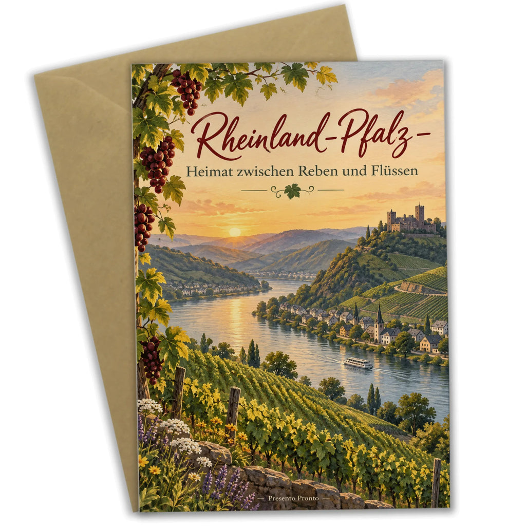 Herzliche Grußkarte für Rheinland-Pfalz Liebhaber mit Weinbergen|p:2023502|h:b3a8dd473ff7fdcefca6ab8a60ddad50