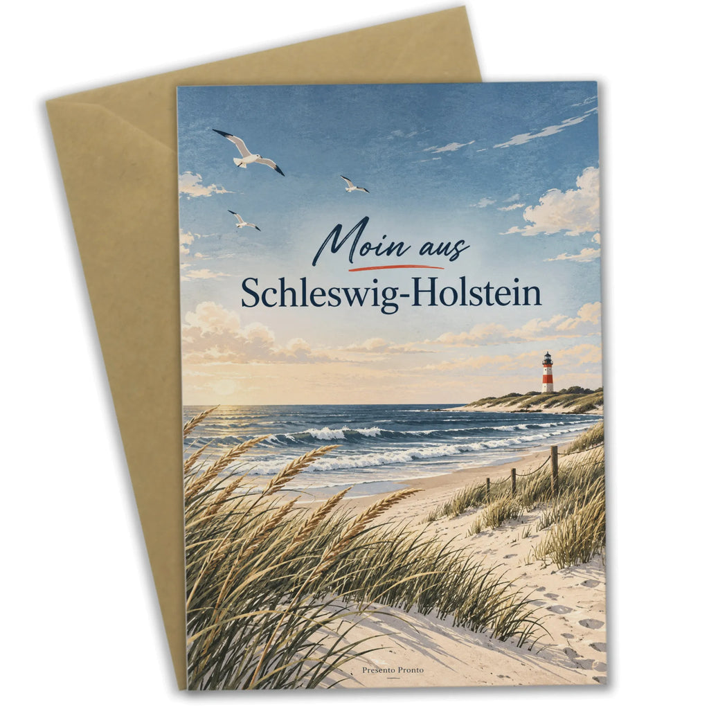 Herzliche Grußkarte aus Schleswig-Holstein mit Leuchtturm|p:2023503|h:88f7c04919cfa77d9430b65bbd55727d