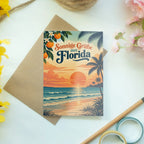 Sonnige Urlaubsgrüße aus Florida mit Palmen-Sonnenuntergang|p:2023519|h:d959f527e49d01636a775526efcd52f7