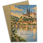 Herzliche Grußkarte aus Meißen mit Albrechtsburg|p:2023521|h:f0547c819d3f90ccdc3a7d815dcbbf7a