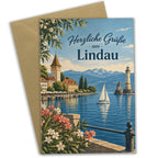 Herzliche Grußkarte aus Lindau mit Seepanorama|p:2023525|h:7ab6b8df543ea2186c83a4faa06b8eeb