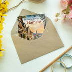 Charmante Grußkarte aus Hameln mit Fachwerkhäusern|p:2023528|h:83197361b1a6729e1c9f3646c4bec32c