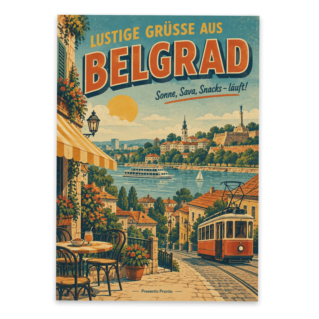 Lustige Grüße aus Belgrad Postkarte für Daheimgebliebene|p:2023580|h:528df6f4f793e87d4975fe05c12f17e7