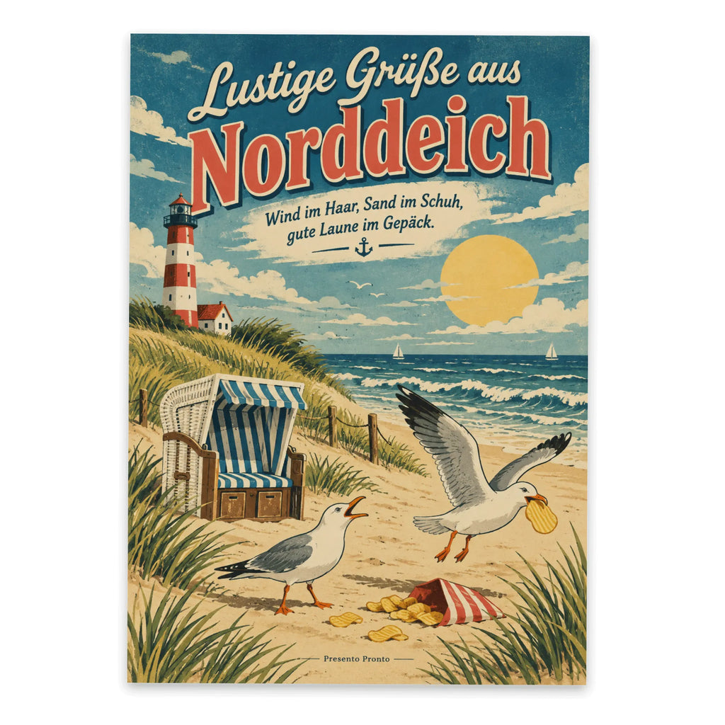 Lustige Grüße aus Norddeich Postkarte mit Leuchtturm|p:2023597|h:83cad9d1776af6fb5e4b60ec23f539c2