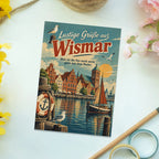 Lustige Grüße aus Wismar mit nostalgischem Hafen|p:2023599|h:49fe75aa81ef6262cb0e4cec0d1cfcd1