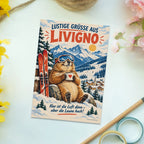 Lustige Grüße aus Livigno Postkarte mit Murmeltier|p:2023640|h:eeabab04fec609705dd3911f983b5186
