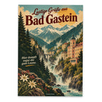 Lustige Grüße aus Bad Gastein Postkarte mit Thermalbach|p:2023642|h:1d2d9fa48ab8f9b8a54b7e183b9959eb