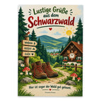 Lustige Grüße aus dem Schwarzwald Postkarte für Wanderfreunde|p:2023673|h:dfca6b09cbaf7435f43f4bd5a2cb4635