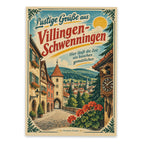 Lustige Grüße aus Villingen-Schwenningen Postkarte mit Altstadtansicht|p:2023711|h:def35b353289ba151d9e6cb1940b79ee