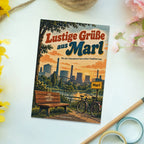 Lustige Postkarte Grüße aus Marl mit Skyline|p:2023717|h:b003e50a8875a7da36d1fd10bf3586d7