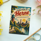 Lustige Grüße aus Herne Postkarte mit Förderturm|p:2023738|h:4ec99b649c04383887f30619dfa12148