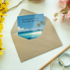 Elegante Malediven Grußkarte mit Lagune für Urlaubsgrüße|p:2023744|h:8dee7c850bf56ba8973e0635e74415a7