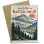 Herzliche Grußkarte aus Bad Reichenhall mit Bergsilhouette|p:2023759|h:c53156c54e2e99020b0ca8716ff842d2