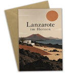 Elegante Lanzarote Karte für Inselfans mit Vulkanlandschaft|p:2023764|h:1c505aed1757dfef77f5e172bc7d2b2e