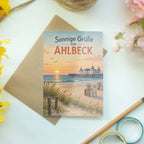 Sonnige Sommerkarte aus Ahlbeck mit Seebrücke|p:2023789|h:9f1c97e8b5fbff378d7875dad783071b
