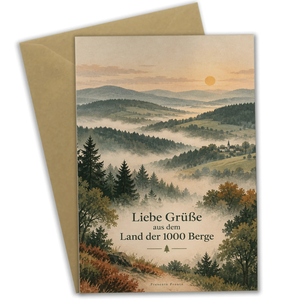 Herzliche Sauerland Grußkarte für Urlaubsgrüße mit Bergen|p:2023833|h:6ad5011fecb59db3887c10b8271157e5