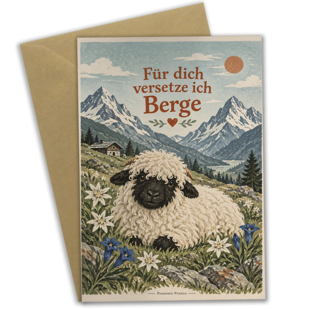 Liebevolle Wallis Grußkarte für Verliebte mit Schwarznasenschaf|p:2023843|h:59afd1bc69c1e2f983d0433a76a1c319