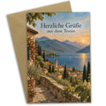 Herzliche Urlaubsgrüße aus dem Tessin mit Alpensee