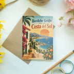 Herzliche Sommerkarte von der Costa del Sol mit Palmenstrand|p:2023851|h:a9b5f531f8a289f5b8b2aac5dd8aa89d
