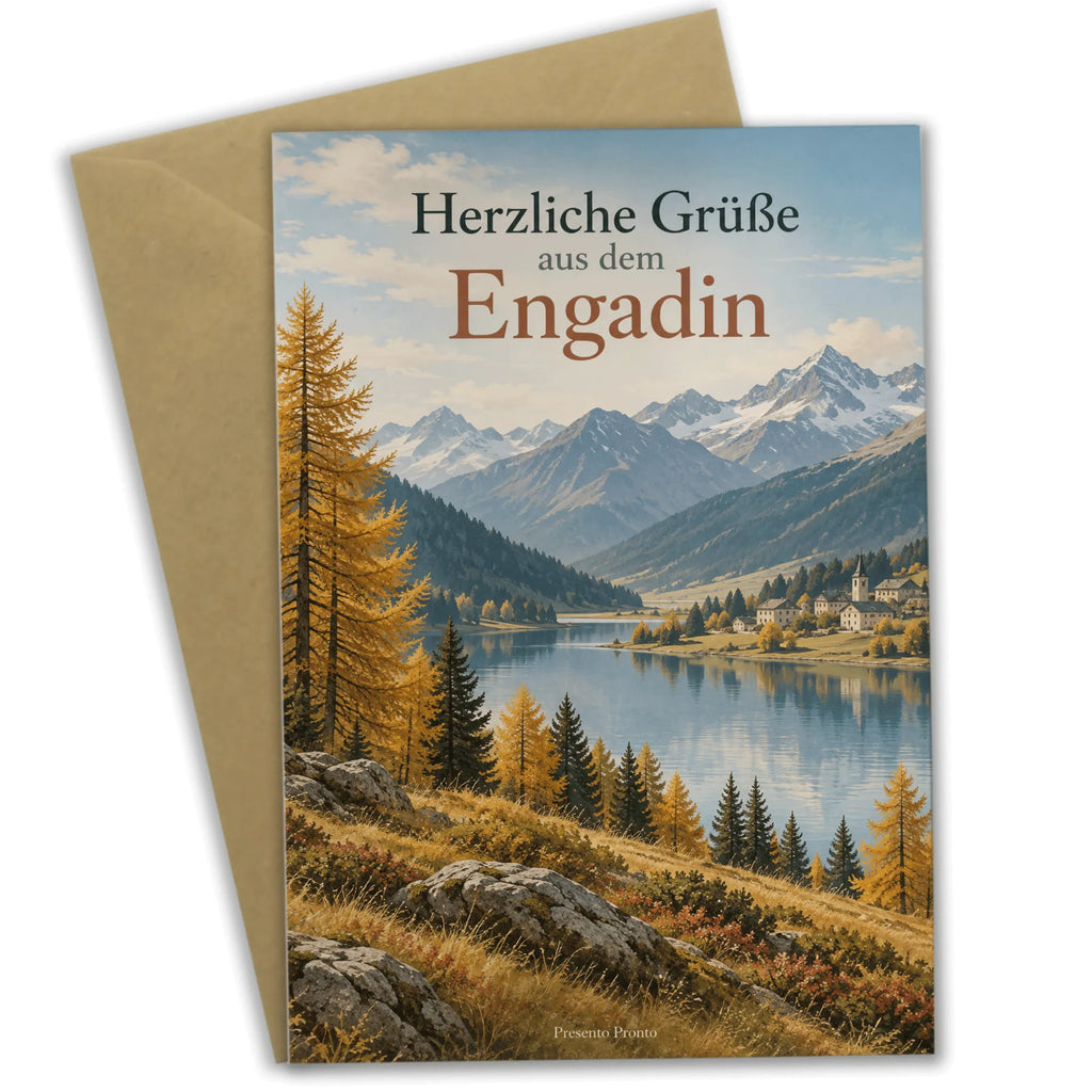 Herzliche Grußkarte aus dem Engadin mit Berglandschaft|p:2023855|h:1b990e2e086a43e362efe2cc547fef0f
