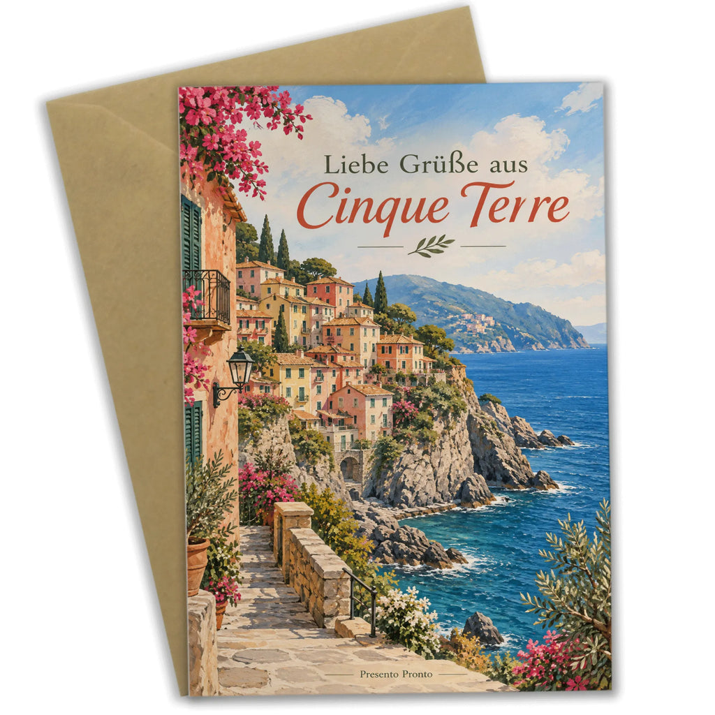 Herzliche Grußkarte aus Cinque Terre mit Küstenblick|p:2023864|h:ccb405ddd74968fc6422b5efa6123e79