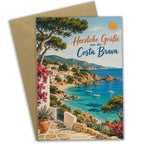 Herzliche Sommergrußkarte von der Costa Brava mit Bucht|p:2023868|h:927b835af751247a957c08f81bbdeb36