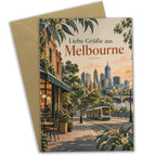 Elegante Grußkarte aus Melbourne für Urlaubsgrüße|p:2023870|h:dd41295fd8a1507b735a6dda373a99c0