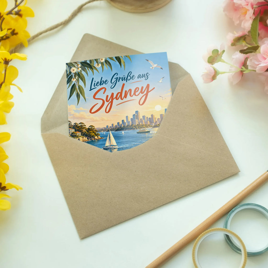 Herzliche Sydney Grußkarte für Familie und Freunde am Hafen|p:2023873|h:1b837caed8445cfc6c2b0d918275d53c