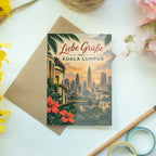 Herzliche Grüße aus Kuala Lumpur Grußkarte mit Skyline|p:2023895|h:bd22975f313f8fdc5d9cdbc625a73e45