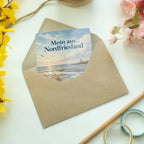 Herzliche Grußkarte aus Nordfriesland mit Küstenlandschaft|p:2023902|h:25fa3f64887d6fcdd20d8e9ff4c18b7e