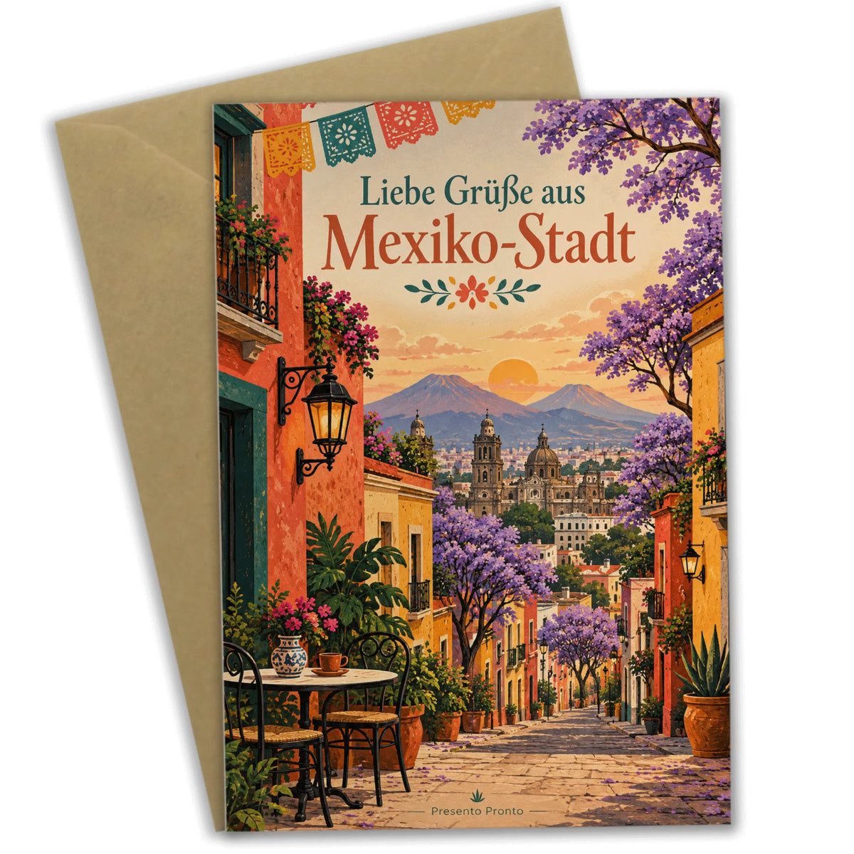 Liebe Grüße aus Mexiko-Stadt Karte für Urlauber