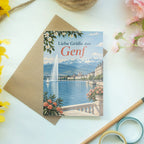 Elegante Grußkarte aus Genf mit Springbrunnen und Alpen|p:2023946|h:2d8d21aa6d87fe27dd677caf6ce7d47e