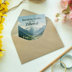 Herzliche Grußkarte aus dem Zillertal für Urlaubsgrüße|p:2023951|h:156542d226ca3ba9a58de09b0048af00