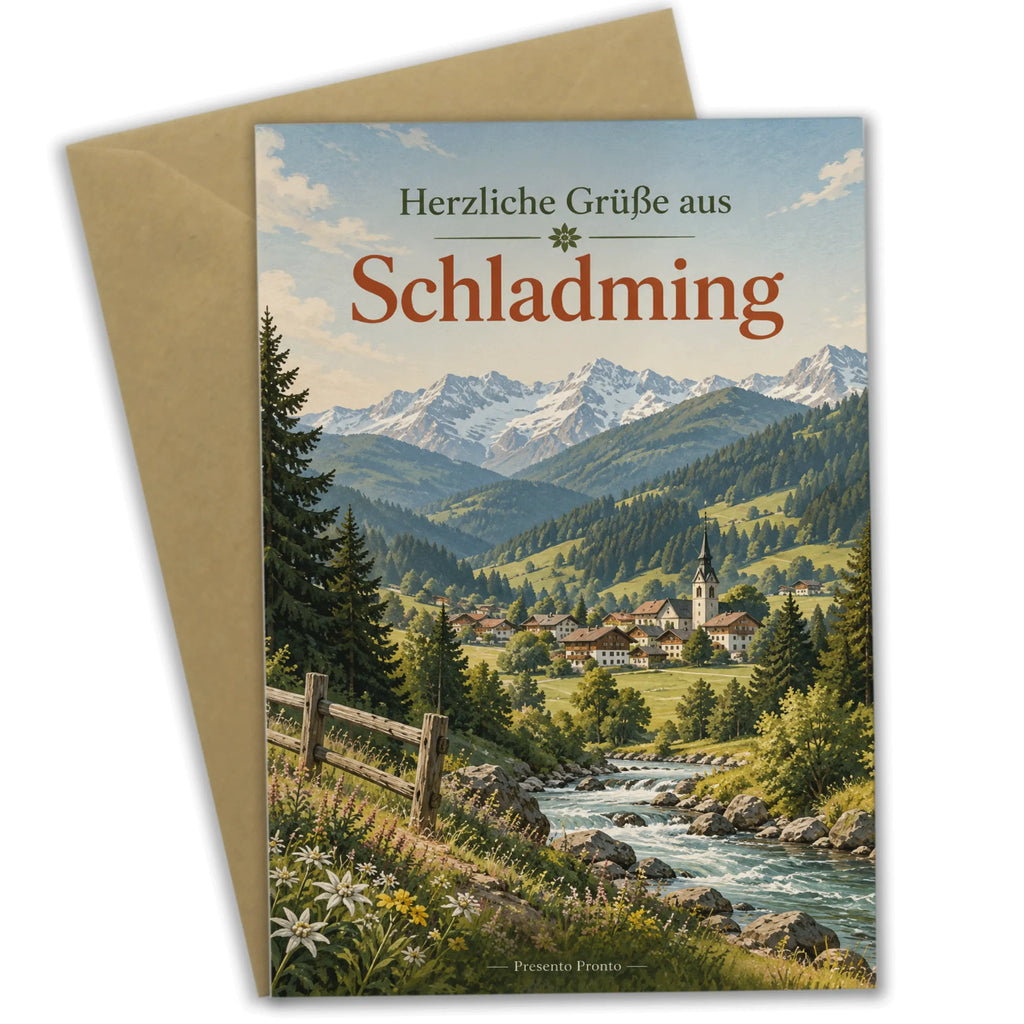Elegante Urlaubsgrüße aus Schladming mit Bergdorf|p:2023953|h:f9d4003beafe54d55f14e9728812ed70