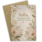 Liebevolle Karte für Sofia mit Wildblumen|p:2023960|h:348f9050efcfd3c01bb86b407ca86cc1