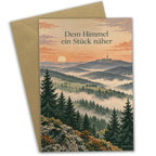 Poetische Feldberg Grußkarte für Bergliebhaber mit Sonnenaufgang|p:2023968|h:b6b859cd1a7749a58bc7e722791952c7