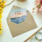 Herzliche Grußkarte aus Oslo mit Oslofjord und Fähre|p:2023978|h:deea9d7c66cd47a892f6441c23090f2c