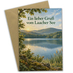 Herzliche Grußkarte vom Laacher See für Urlaubsgrüße|p:2023985|h:4f060b8c20ceb67a742e51fe30ddfa1d
