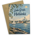 Herzliche Grüße aus Helsinki Karte mit Hafenansicht|p:2023988|h:e8a07948d8df1acd0a23df4b74cf15e0