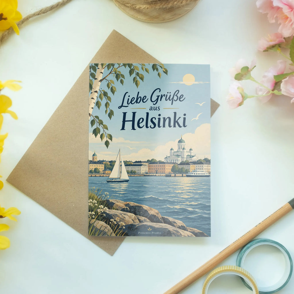 Herzliche Grüße aus Helsinki Karte mit Hafenansicht|p:2023988|h:a802fccc9cdbf89190e149374c867489