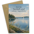 Entspannte Urlaubsgrüße von der Müritz mit Segelboot