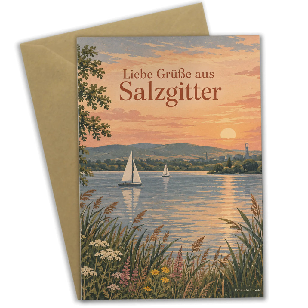 Herzliche Grußkarte aus Salzgitter mit Segelbooten|p:2023997|h:d837d40b6583dcbfe3fc53fdded21ff8