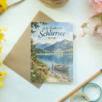 Herzliche Urlaubsgrüße vom Schliersee mit Ruderboot|p:2024018|h:693ef811f90f83d816149d96fd0ab19d
